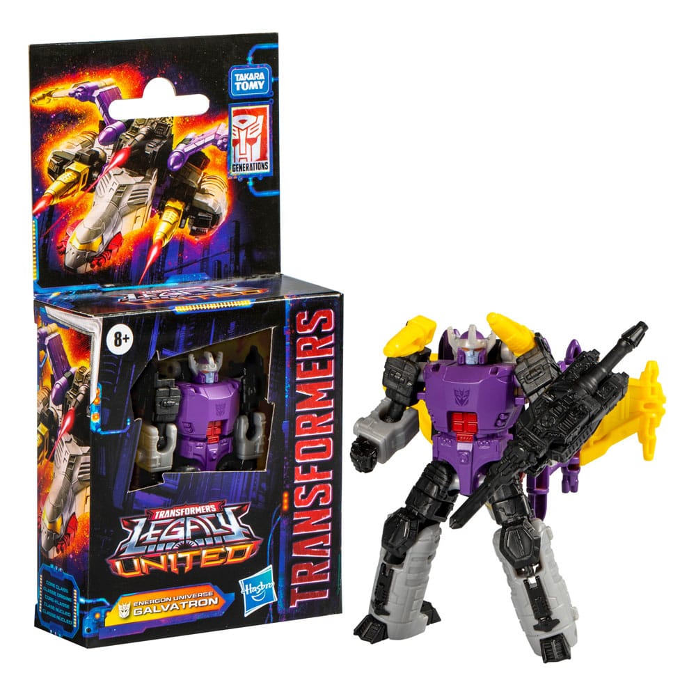 Transformers Generations Legacy United Core Class Action Figure Energon Universe Galvatron 9cm3