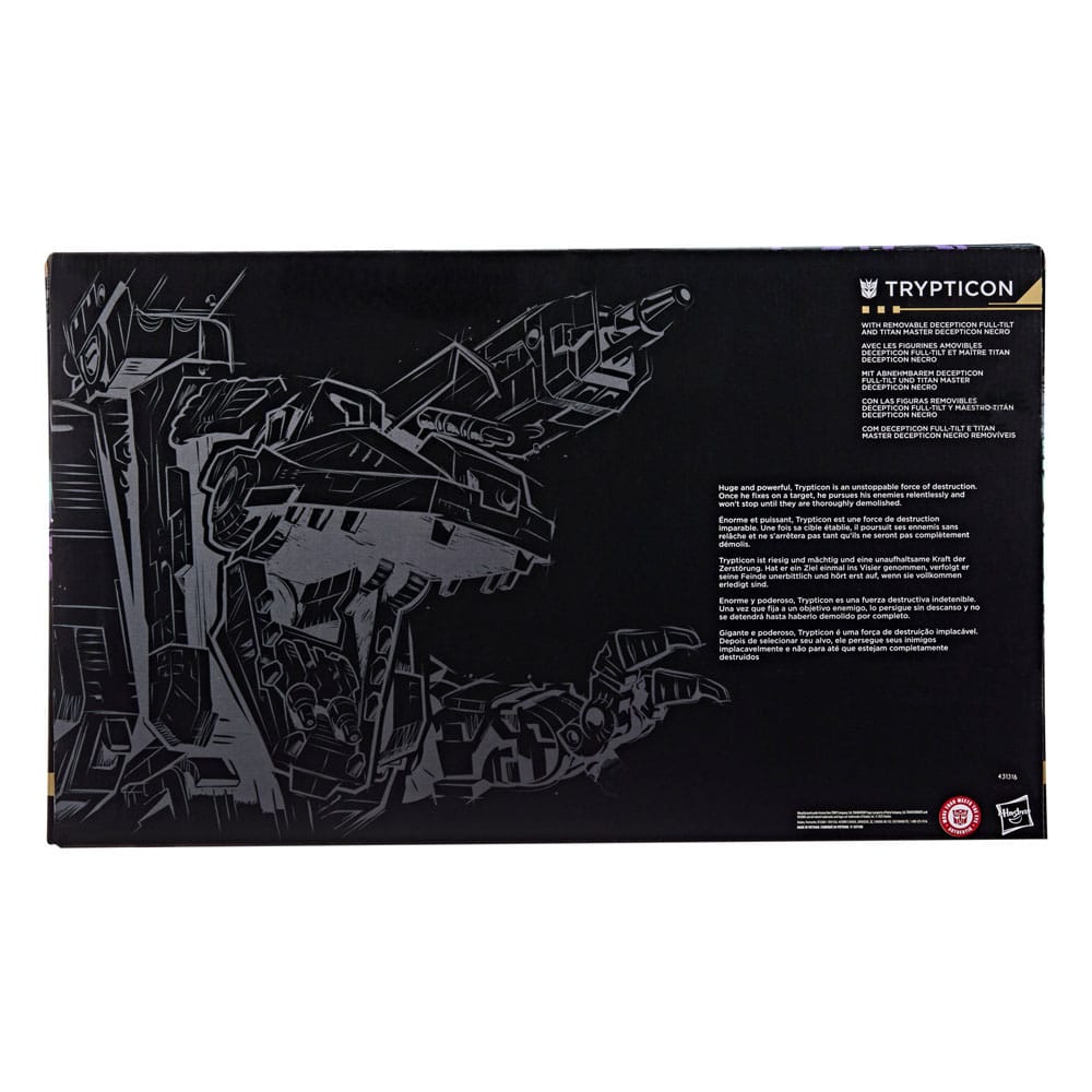 Transformers Generations Selects Age of the Primes Action Figure G1 Trypticon 45cm2