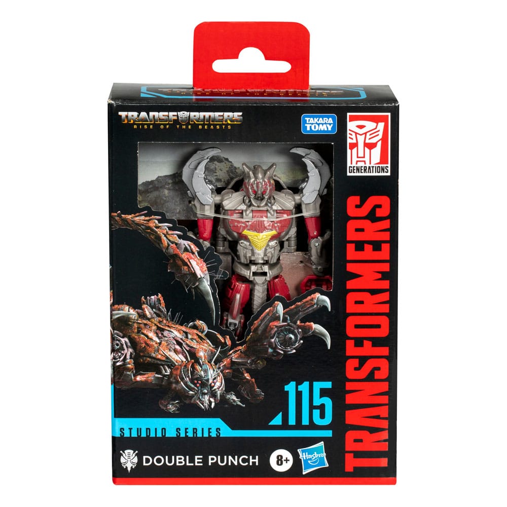 Transformers: Rise of the Beasts Generations Studio Series Deluxe Class Action Figure Double Punch 11cm5