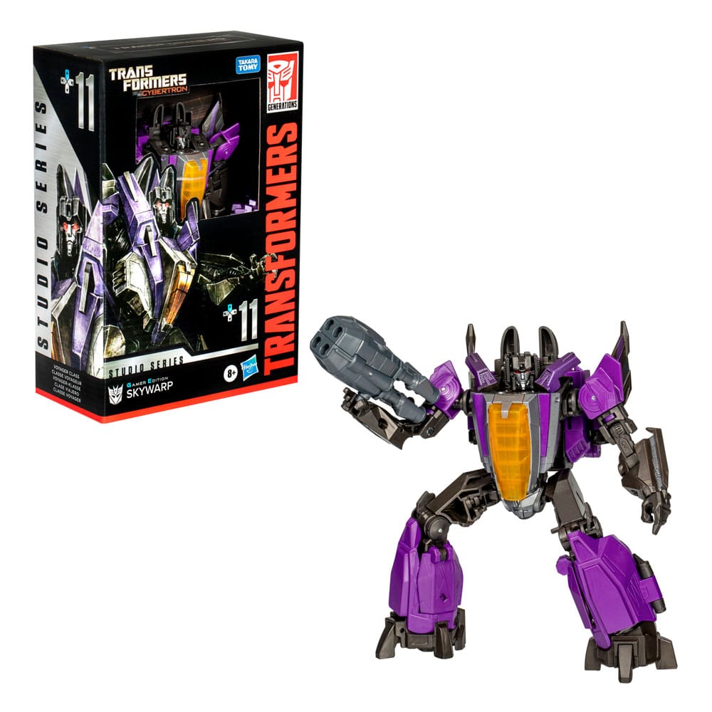 Transformers: War for Cybertron Studio Series Voyager Class Action Figure Gamer Edition Skywarp 16cm3