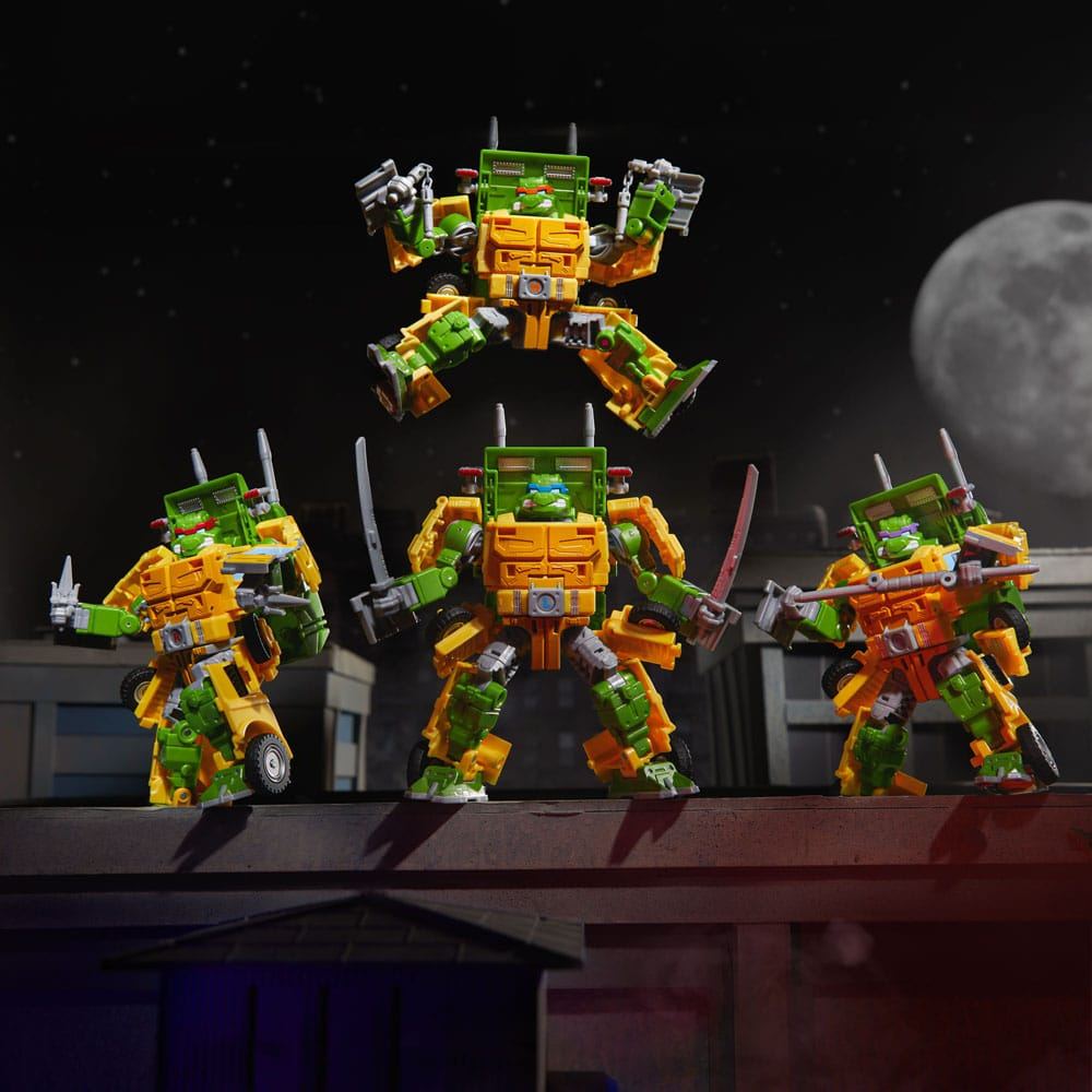 Transformers x Teenage Mutant Ninja Turtles Action Figure Party Wallop 18cm8