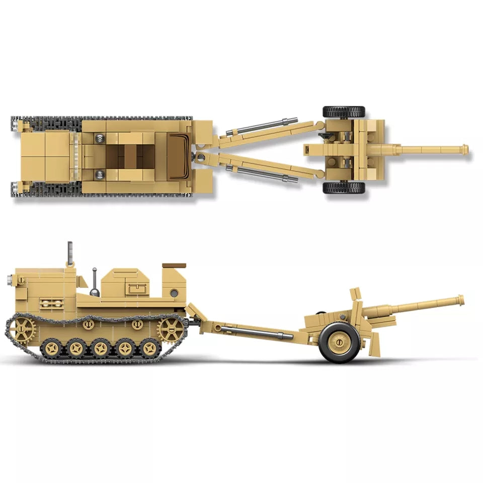 WW2 Japanese Type 98 Shi-Ke Tractor and Field Gun5