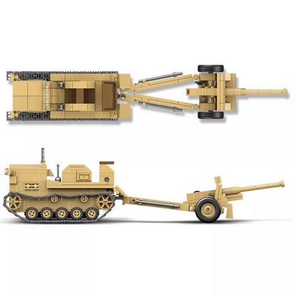 WW2 Japanese Type 98 Shi-Ke Tractor and Field Gun5