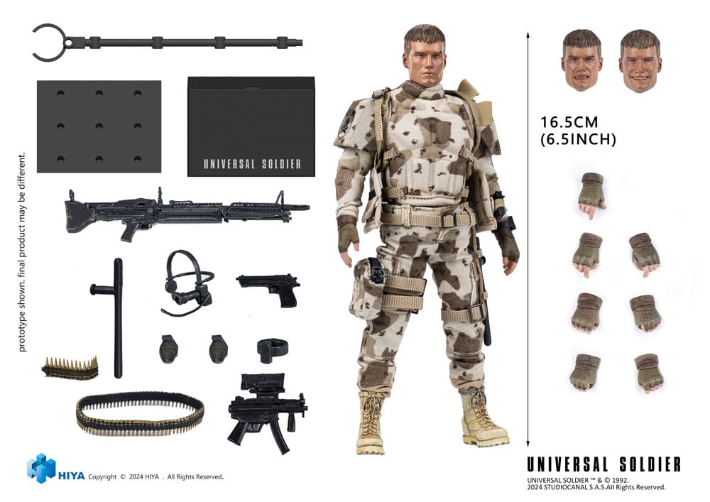 Universal Soldier Exquisite Super Series Action Figure 1/12 Andrew Scott 16cm12