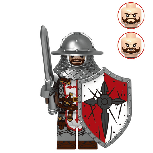 Knights Templar Custom Medieval Knight Minifigure1