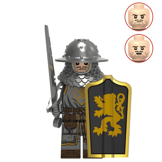 Castle Guard Custom Medieval Knight Minifigure1