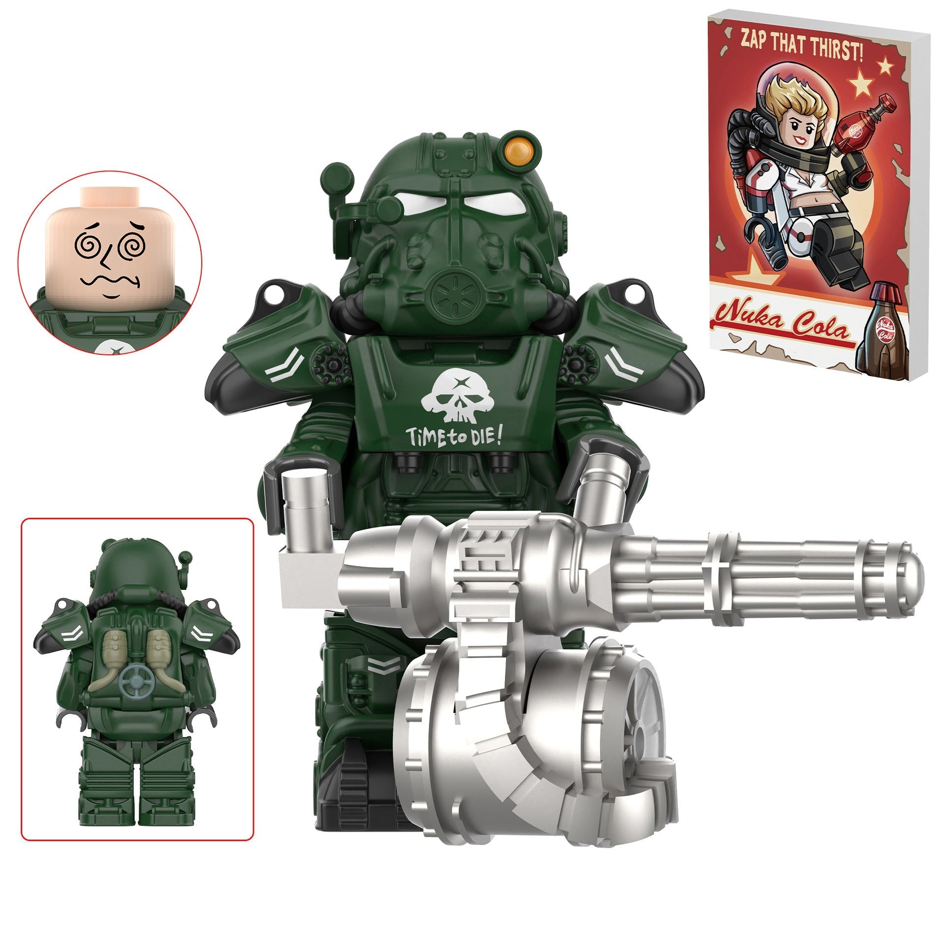 T-60 Power Armor (Gunner) Custom Fallout Minifigure1