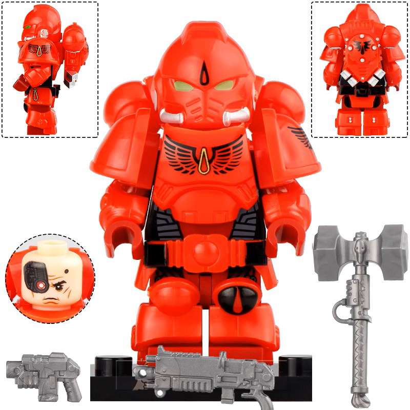 Blood Angels Space Marine Warhammer 40K Minifigure1