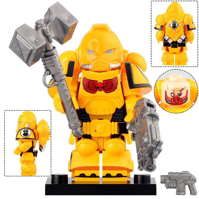 Imperial Fists Space Marine Warhammer 40K Minifigure1