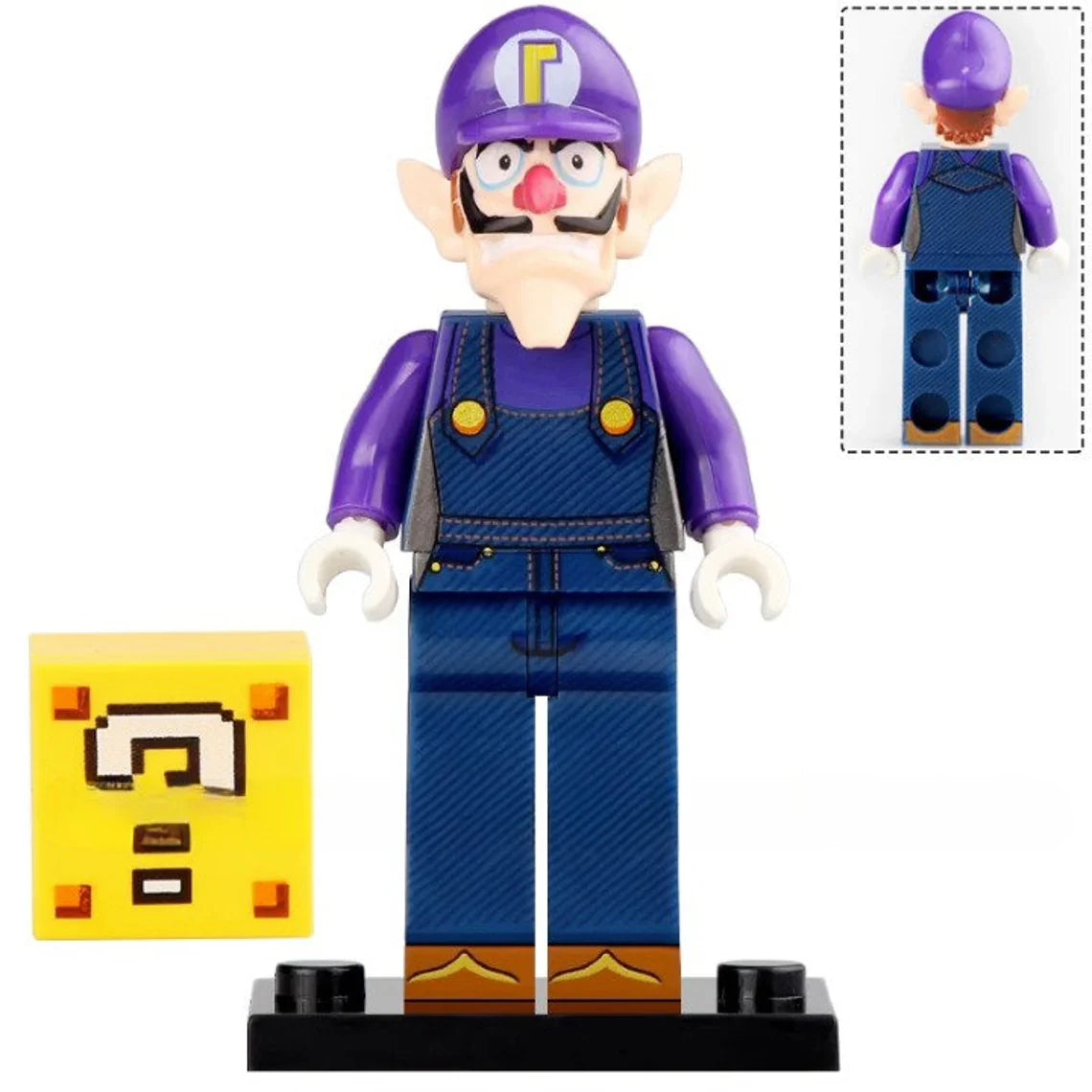 Waluigi from Super Mario Minifigure1