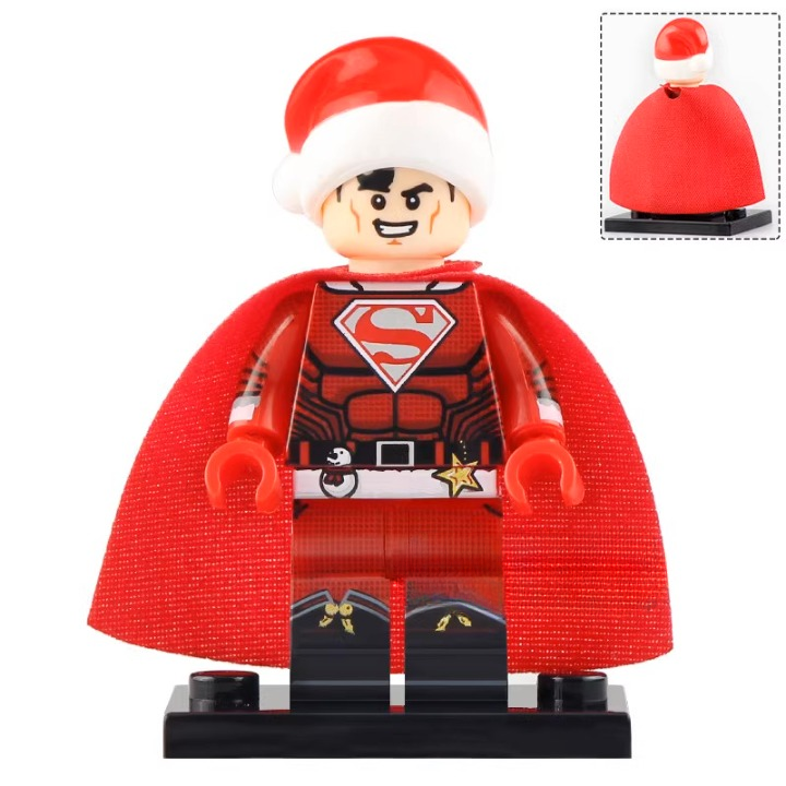 Superman Santa Christmas Special Custom Minifigure1