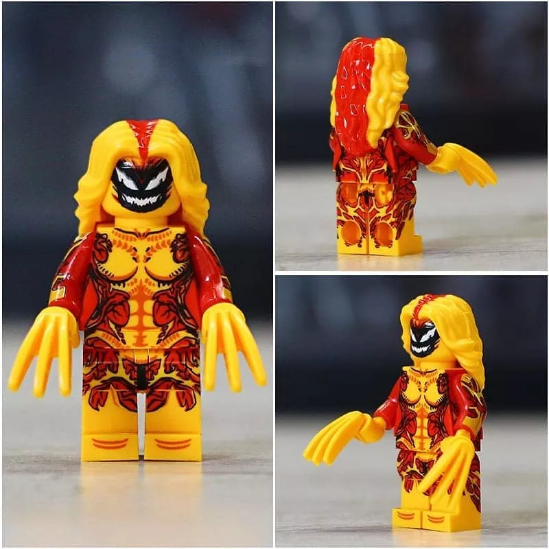 Scream Symbiote Custom Marvel Superhero Minifigure1