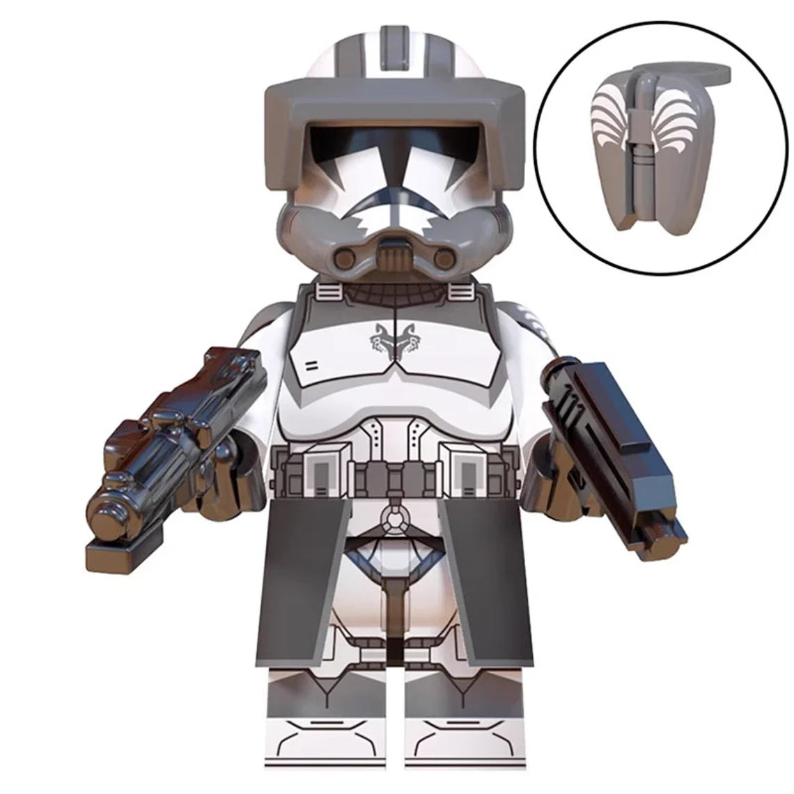 Wolfpack Clone Trooper Commander custom Star Wars Minifigure1
