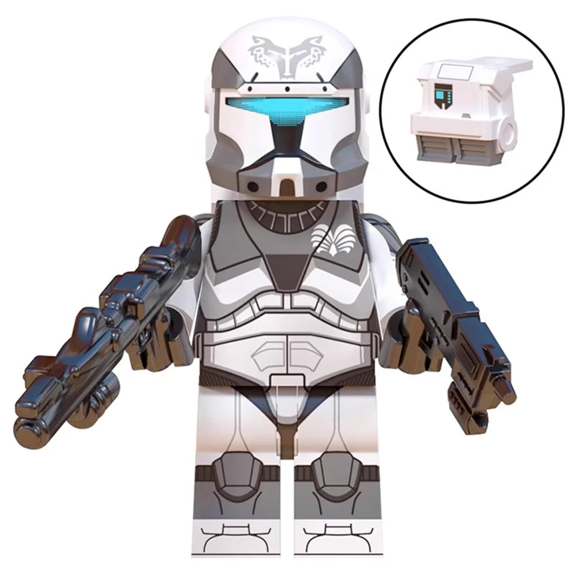 Wolfpack Clone Trooper Commando custom Star Wars Minifigure1
