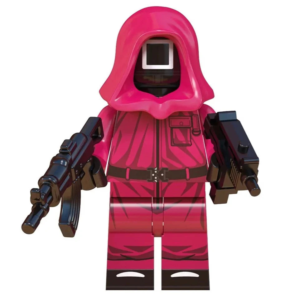 Pink Guards Custom Squid Game Minifigure1