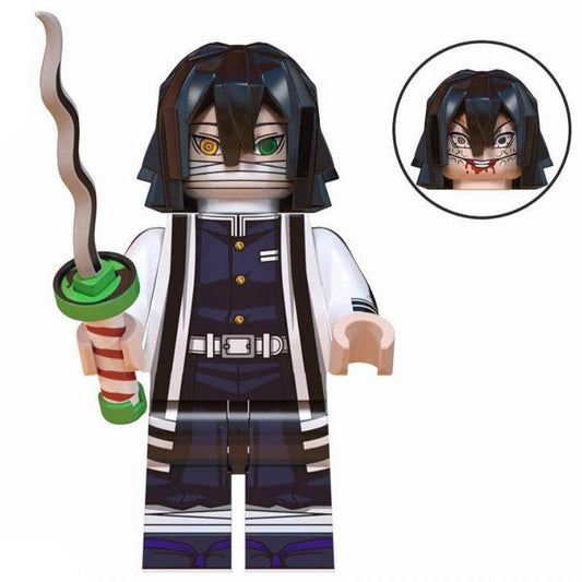Iguro Obanai From Demon Slayer Custom Anime Minifigure1