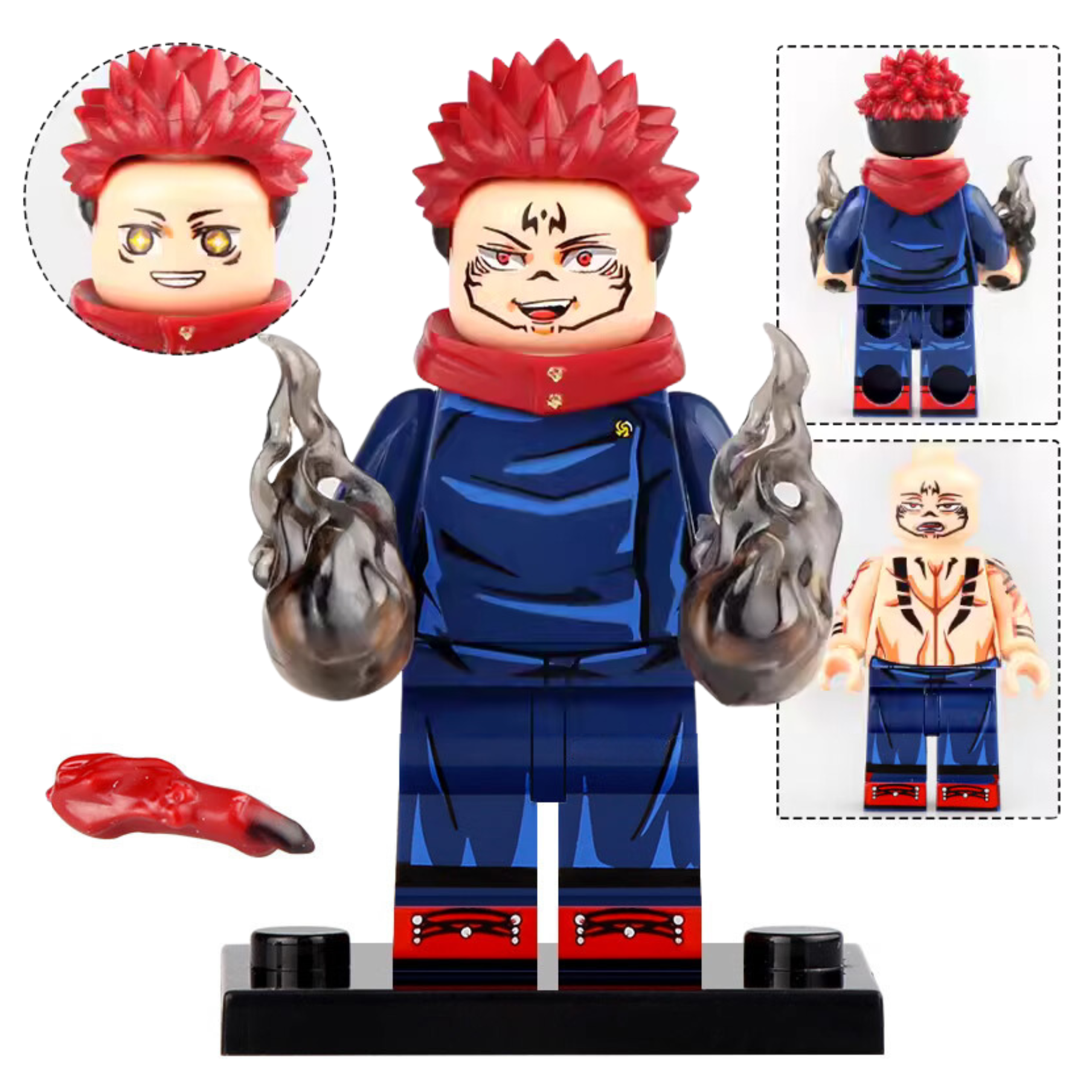 Yuji Itadori from Jujutsu Kaisen Custom Anime Minifigure1
