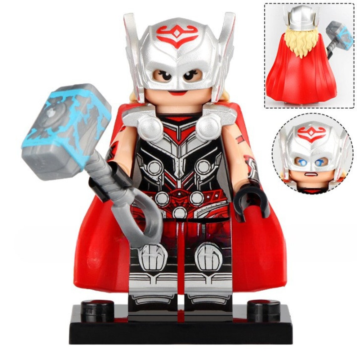 Mighty Thor (Jane Foster) Custom Marvel Superhero Minifigure1