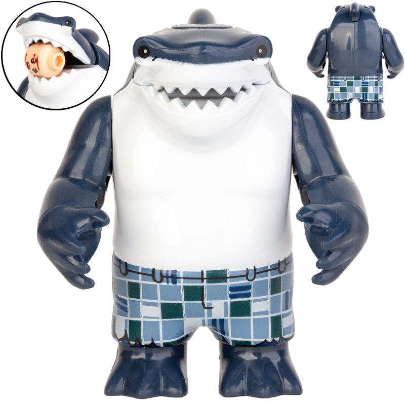 King Shark (Suicide Squad) Custom DC Superhero Minifigure1