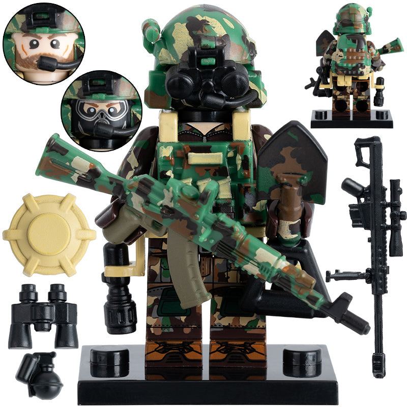 Russian Alpha Group Soldier Custom Military Minifigure1