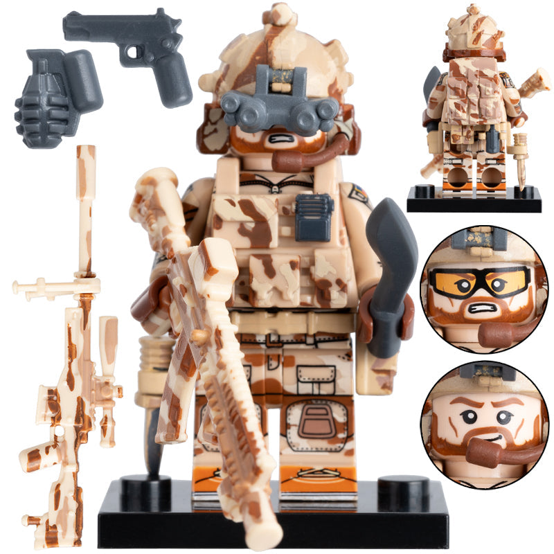 US Navy Seals Soldier Custom Military Minifigure1