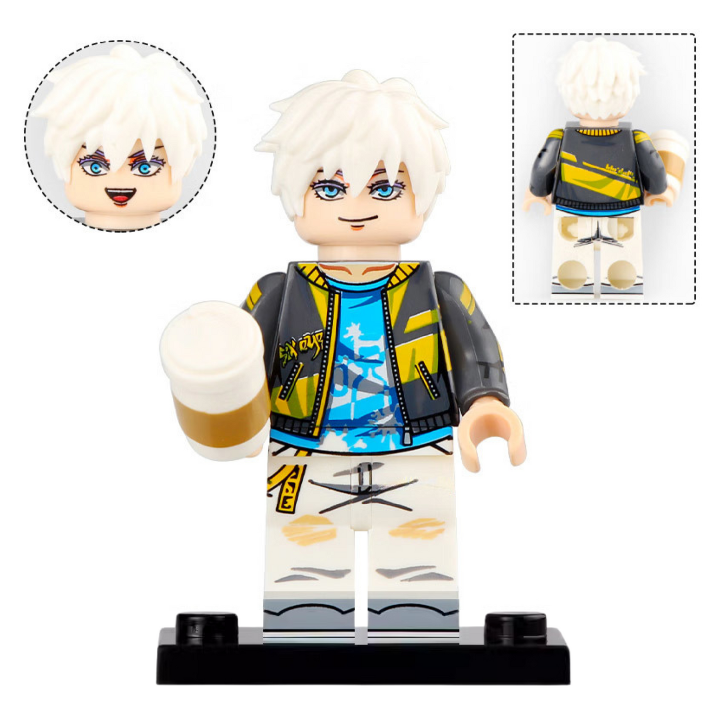 Satoru Gojo from Jujutsu Kaisen Custom Anime Minifigure1