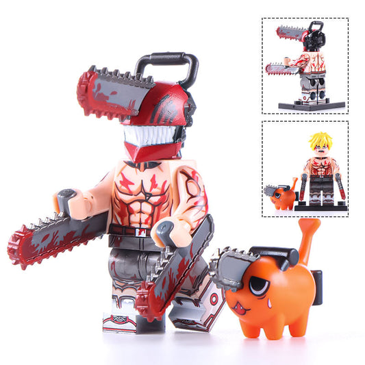 Denji from Chainsaw Man Custom Anime Minifigure1