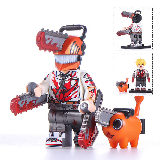 Denji from Chainsaw Man Custom Anime Minifigure1