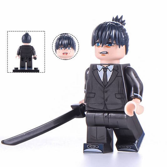 Aki Hayakawa from Chainsaw Man Custom Anime Minifigure1