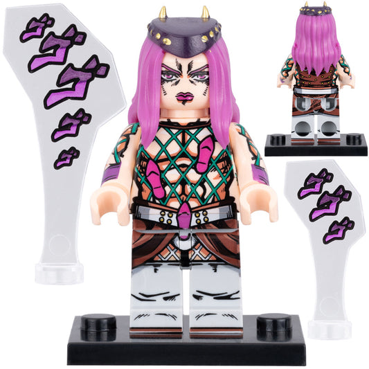 Narciso Anasui from JoJo's Bizarre Adventure Custom Anime Minifigure1