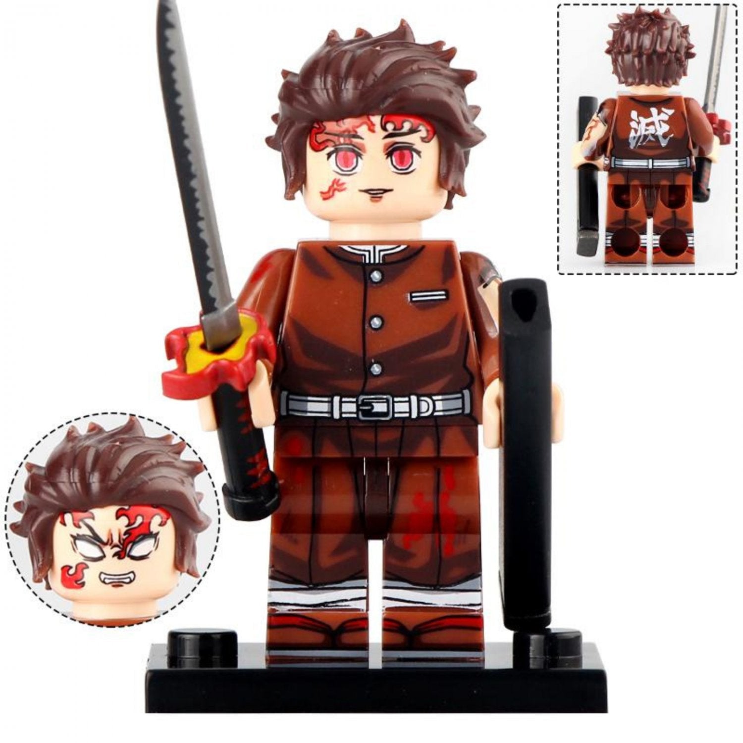 Tanjiro Kamado From Demon Slayer Custom Anime Minifigure1