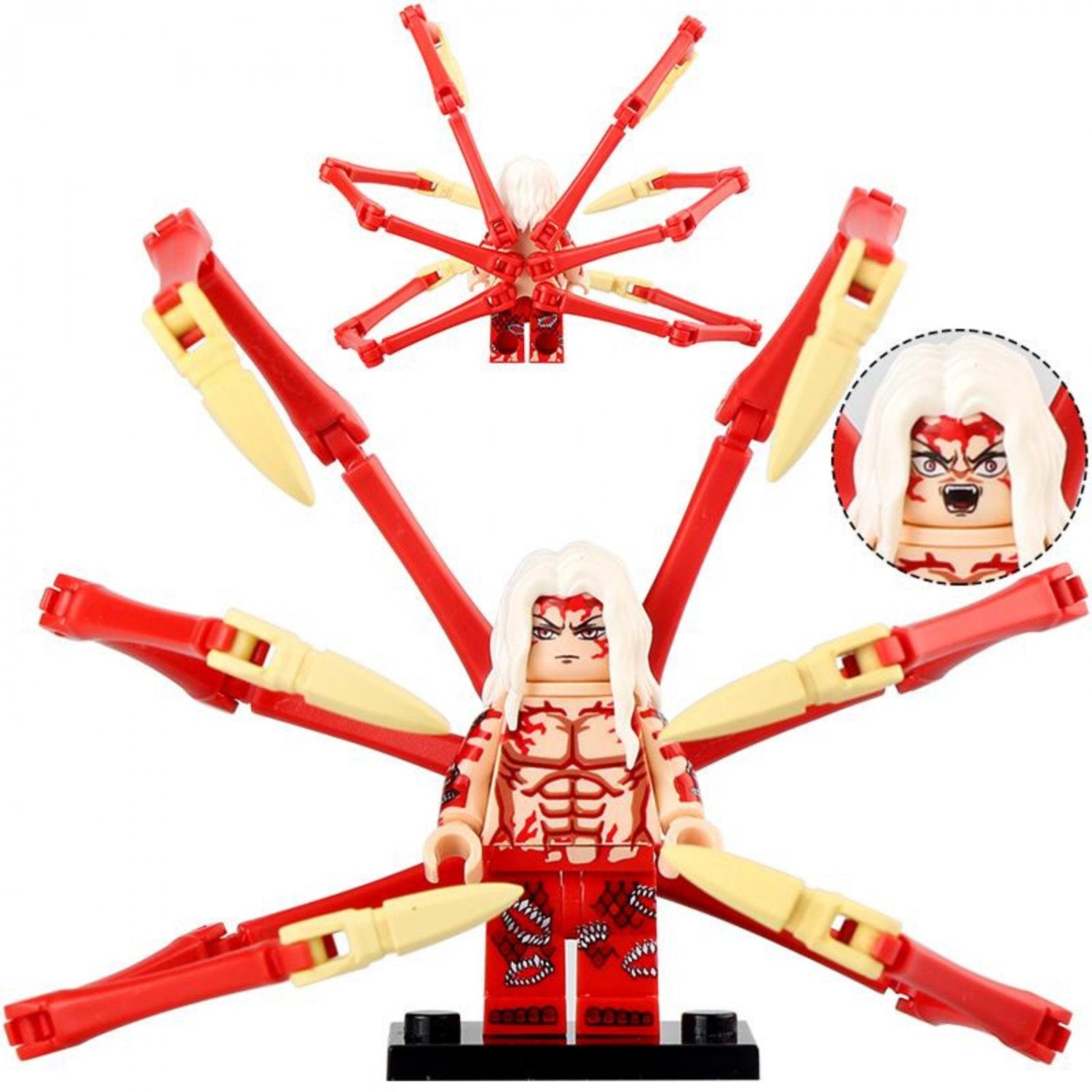 Muzan Kibutsuji From Demon Slayer Custom Anime Minifigure1