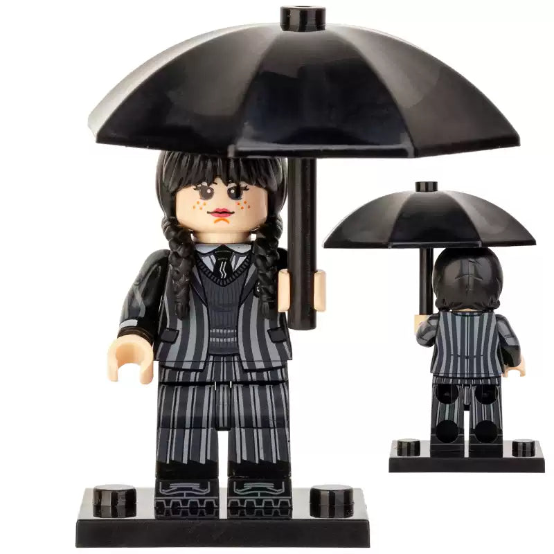 Wednesday Addams Custom Minifigure1