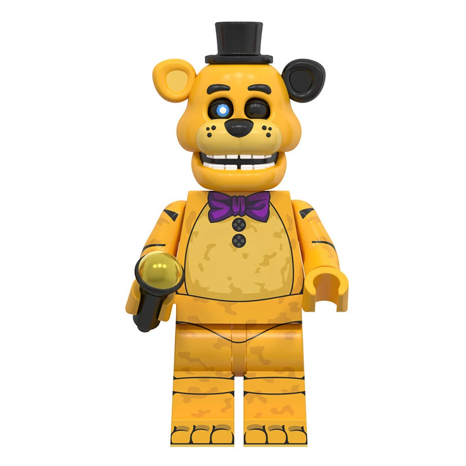 Golden Freddy Fazbear from Five Nights at Freddy's Custom Minifigure1