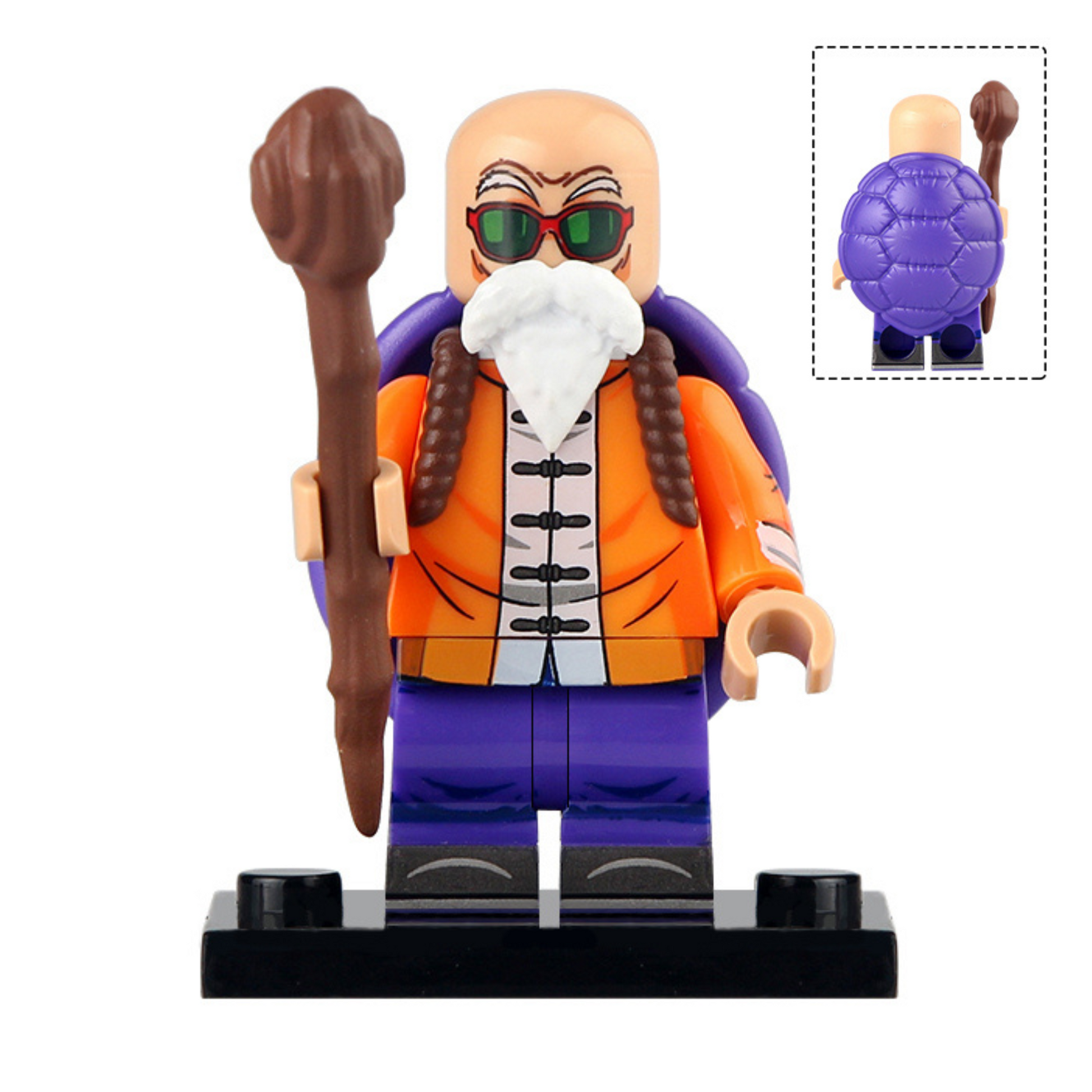 Master Roshi from Dragon Ball Z Custom Minifigure1