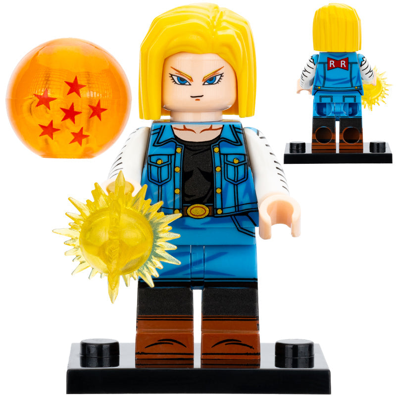 Android 18 from Dragon Ball Z Custom Minifigure1