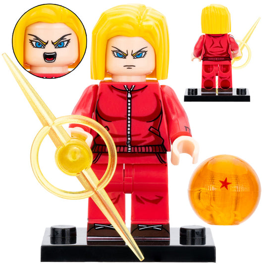 Android 18 from Dragon Ball Z Custom Minifigure1