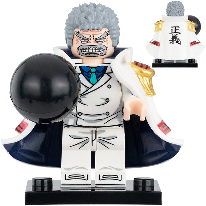 Monkey D. Garp Custom One Piece Anime Minifigure1