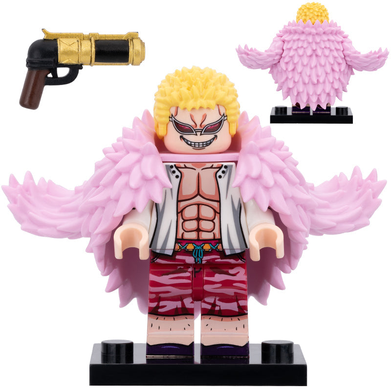 Donquixote Doflamingo Custom One Piece Anime Minifigure1
