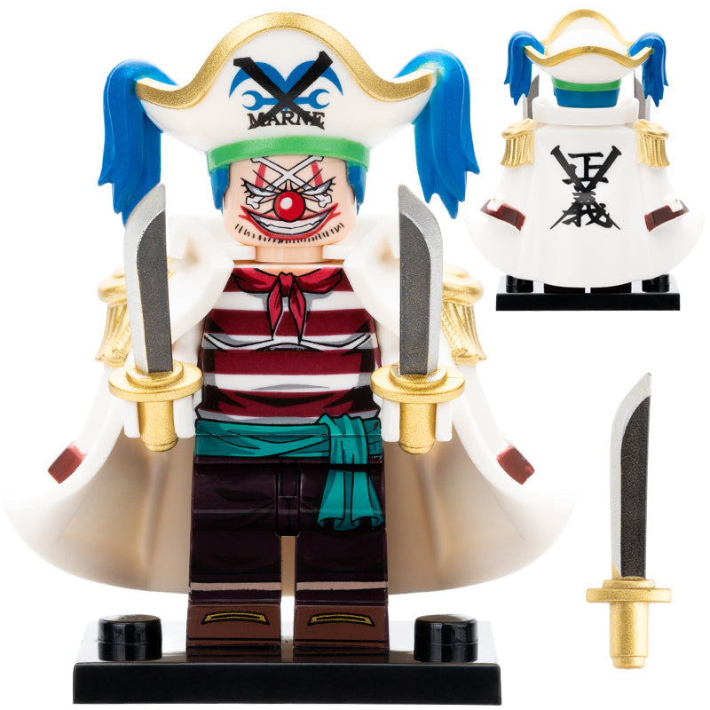 Buggy Custom One Piece Anime Minifigure1