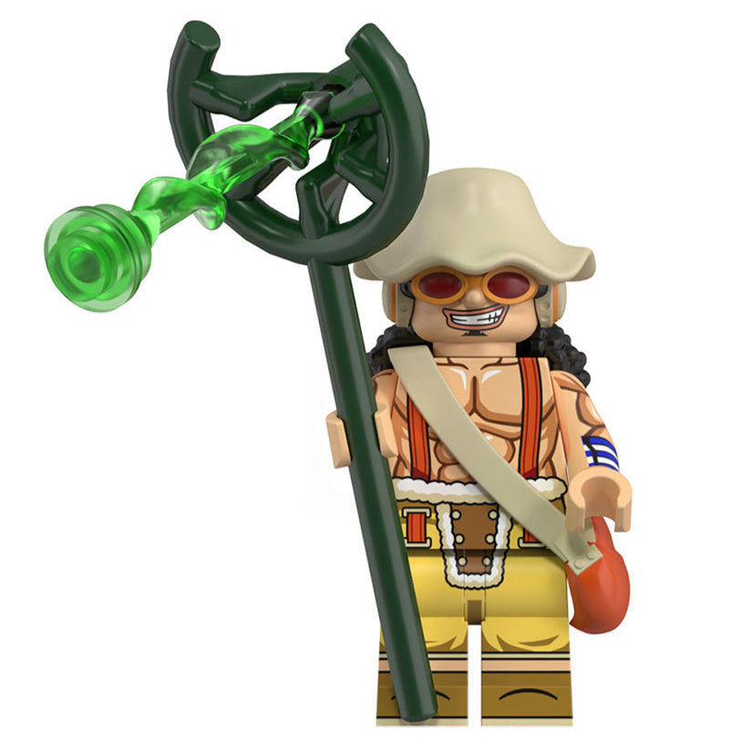 Usopp Custom One Piece Anime Minifigure1