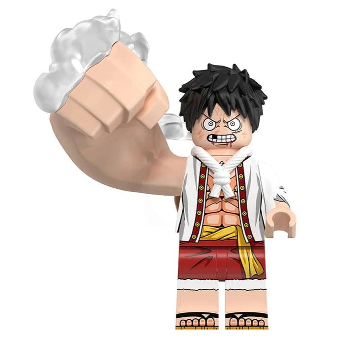 Monkey D. Luffy Custom One Piece Anime Minifigure1