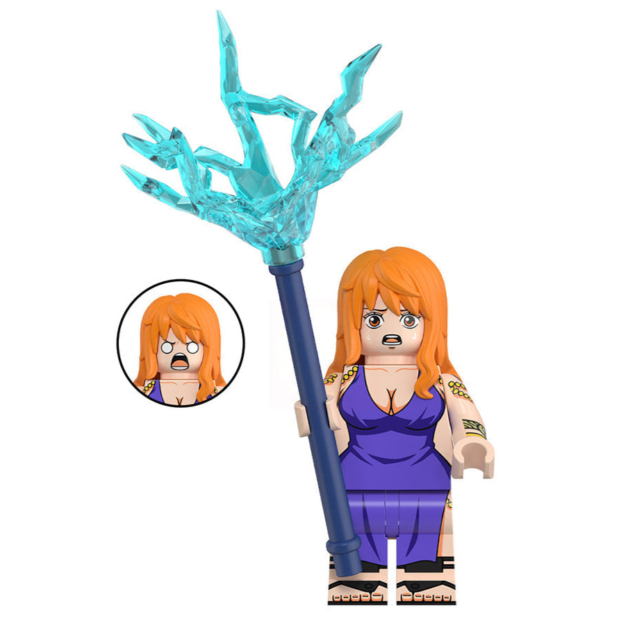 Nami Custom One Piece Anime Minifigure1