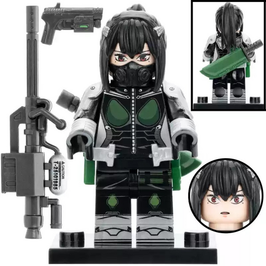 Mina Ashiro from Defense Force Anime Minifigure1