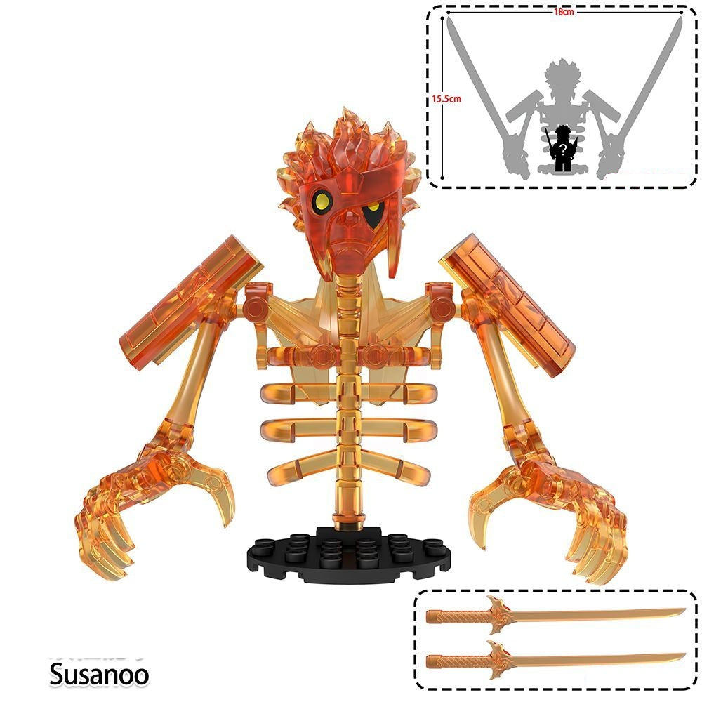 Susanoo (Orange) Custom Anime Minifigure