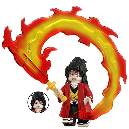 Yoriichi Tsugikuni From Demon Slayer Custom Anime Minifigure1