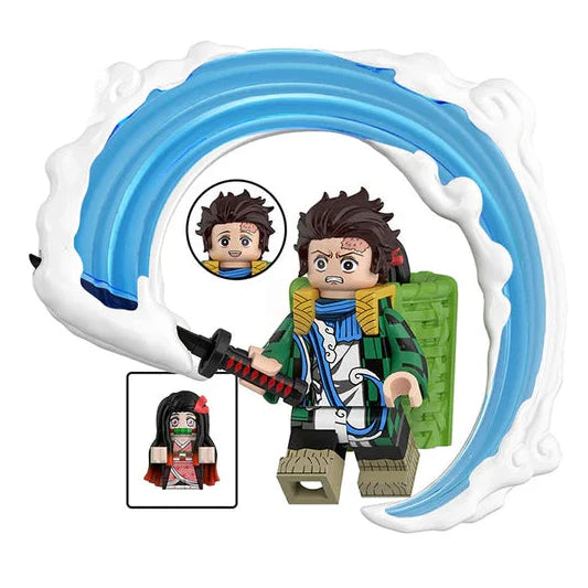Tanjiro Kamado From Demon Slayer Custom Anime Minifigure1