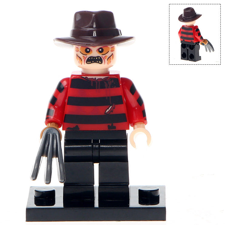 Freddy Krueger Horror Custom Minifigure1