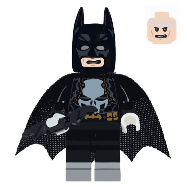 Punisher Batman Custom DC Comics Superhero Minifigure1