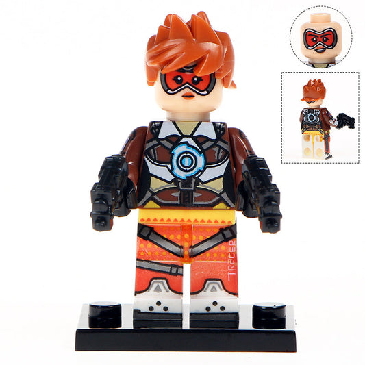 Tracer Lena Oxton from Overwatch Custom Minifigure1